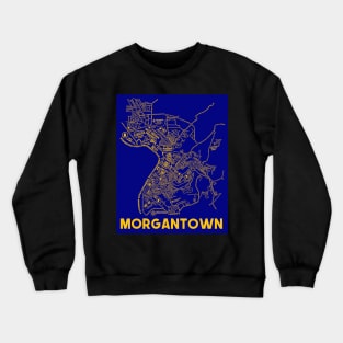 Morgantown Map Crewneck Sweatshirt